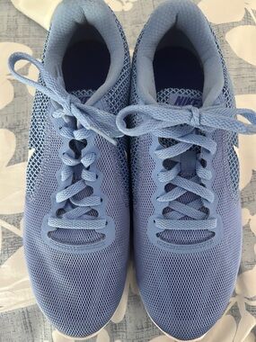 Nike Light Blue Mesh Running Shoes
